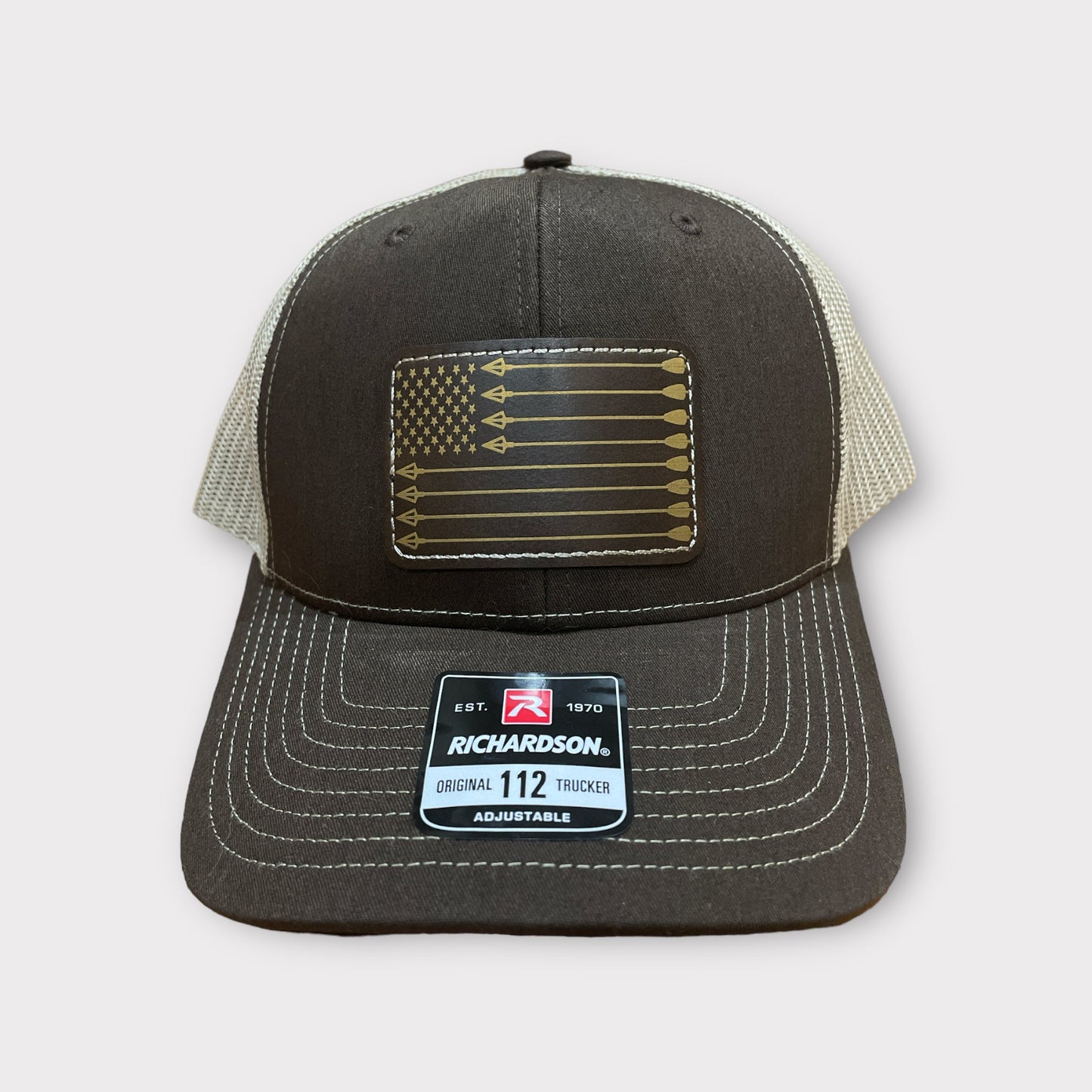American Tradition, Leather Style Patch Hat - Northern Tines USA