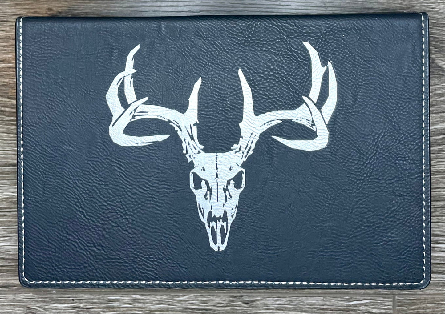 Buck Skull, Flask Box Set (customizable) - Northern Tines USA
