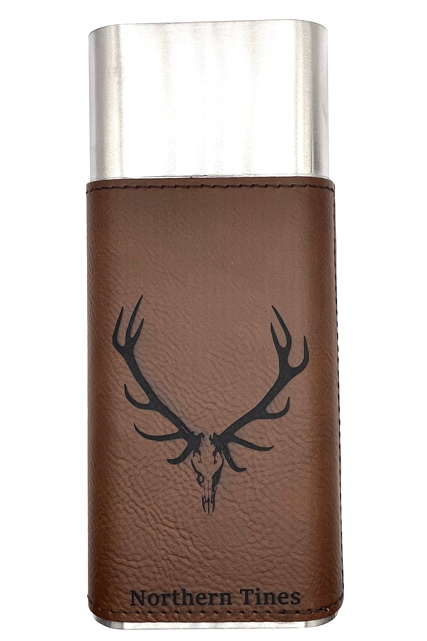 Bull Elk Skull, Cigar Holder with Cutters - Northern Tines USA
