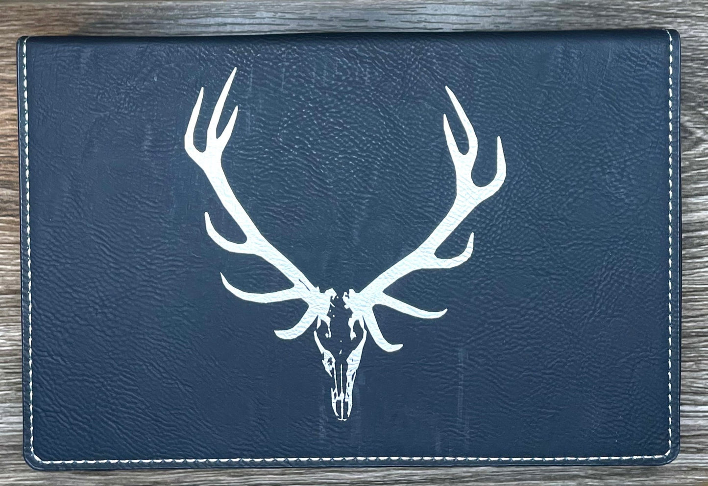 Bull Elk Skull, Flask Box Set (customizable) - Northern Tines USA