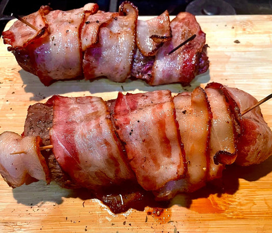 Smoked, Bacon-Wrapped Venison Backstrap